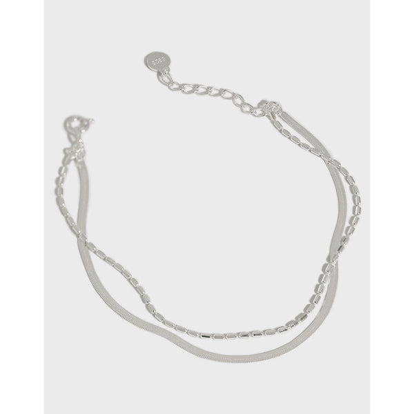 Layered Herringbone Bracelet